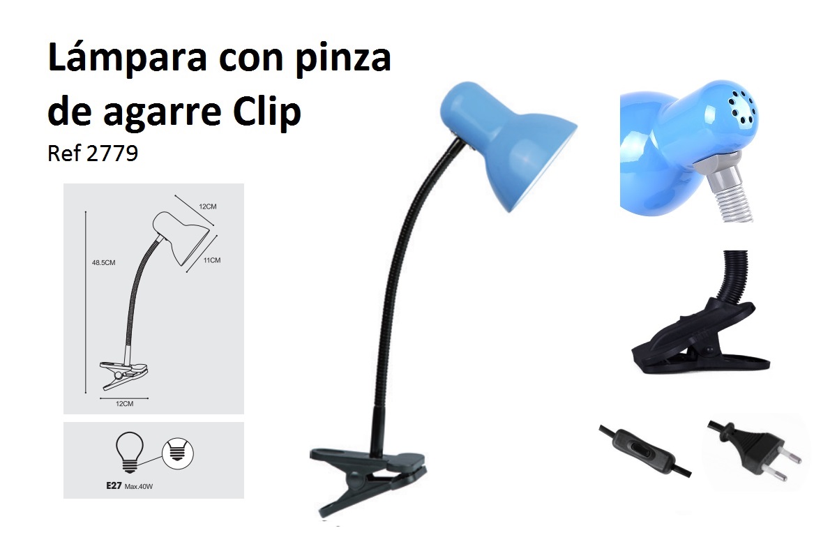 Lámparas de mesa y de clip