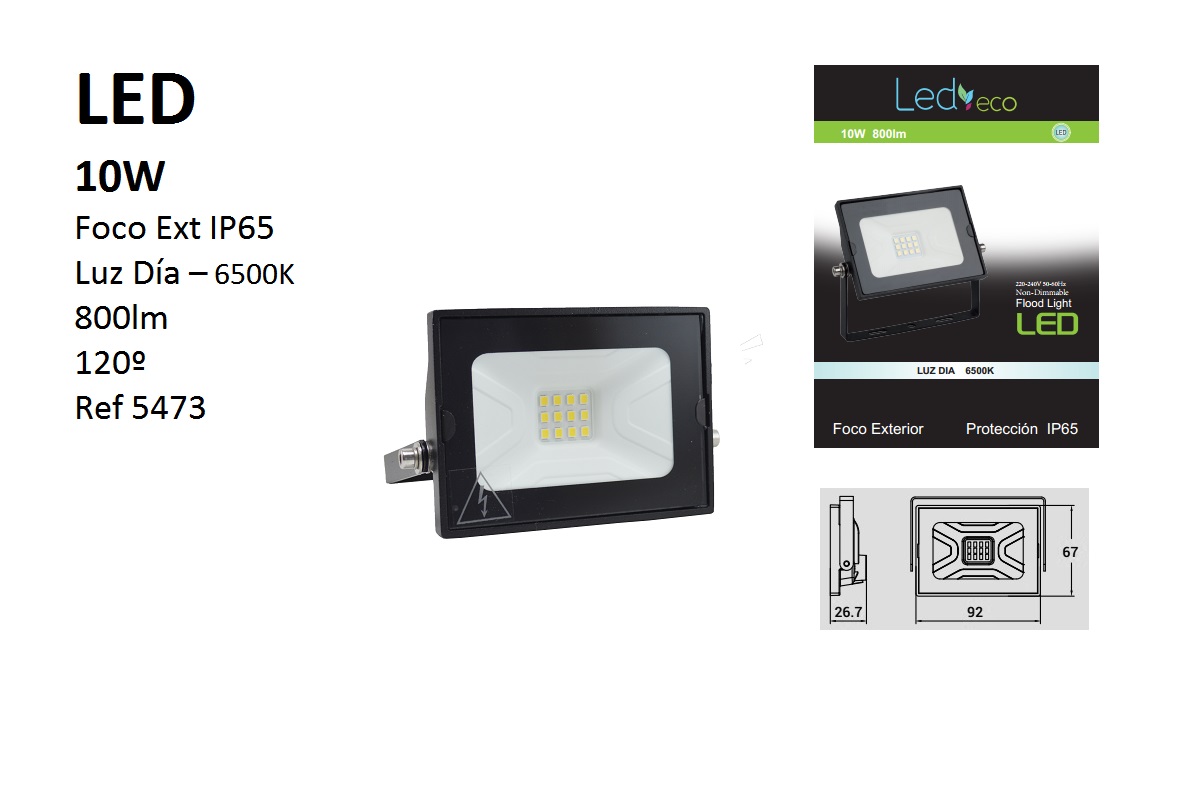 Focos de Exterior y Proyect c/Batería