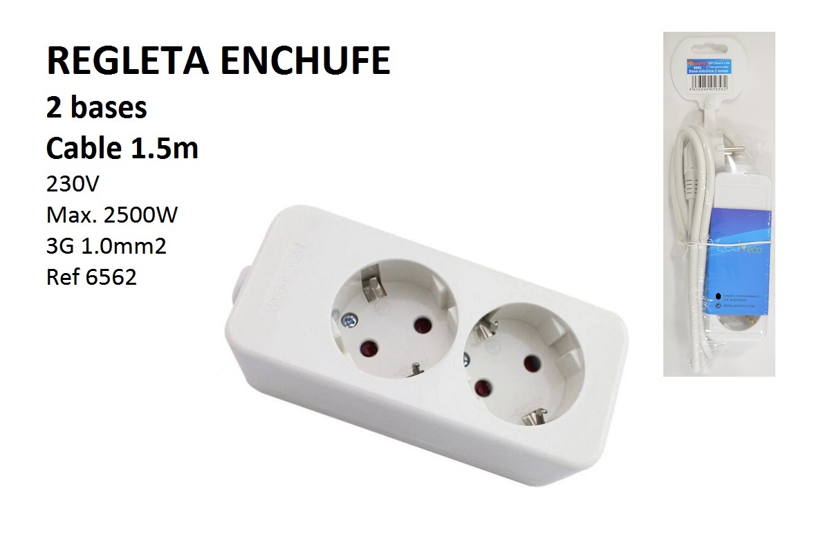 Base múltiple con/sin interruptor