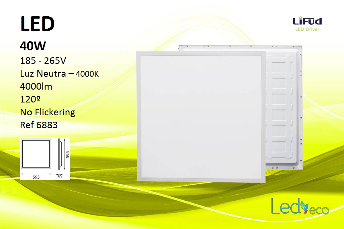 60x60 y luz de emergencia